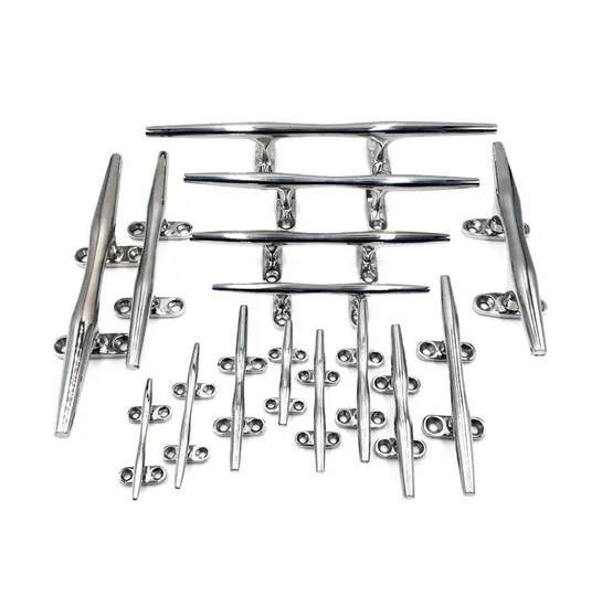 Marine Boat Parts #316 Stainless Steel Flush Cleat Mirror Polished Marine Accessories for Marine Boat Yacht