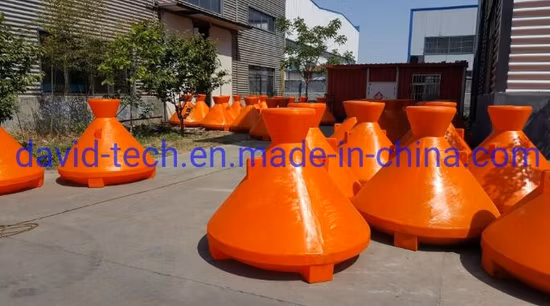 Señales de advertencia de plástico Ayudas marinas a la navegación Agua de mar Fairways Boyas
